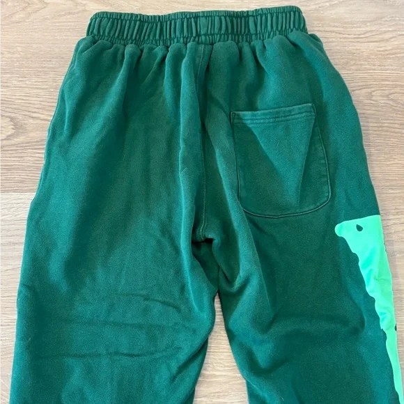 Vlone A$ap Rocky Sweden Tour Stockholm Made in USA Promenad Green Sweatpants - Picture 6 of 6